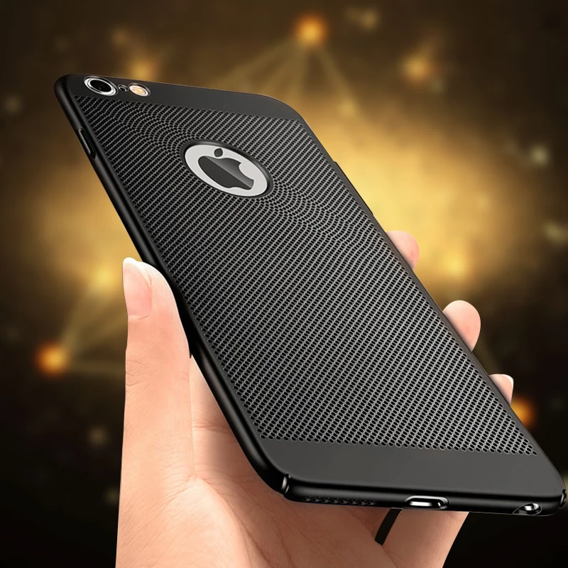 Heat Dissipation Hard PC Case For iPhone 13 11 12 Pro XR XS Max X 8 7 6 6S Plus X 5 S SE Ultra Thin Cover Phone Cases Shell