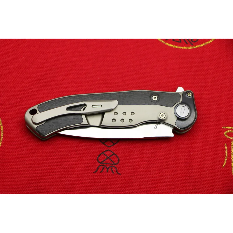 Складной нож VENOM BONE DOCTOR M390 стальной титановый Флиппер CF карманный кухонный для