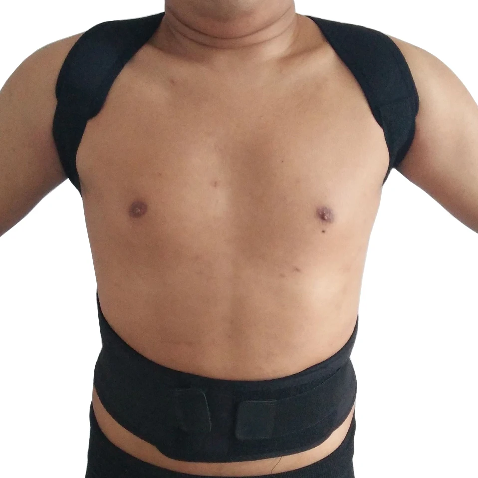 

Hot Sale Adjustable Posture Support Brace Magnet Therapy Straps Back Neck Corrector Spine Support Brace