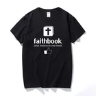 Футболка с надписью New God Want To Be Your Friend Faithbook, Детские хлопковые футболки с коротким рукавом