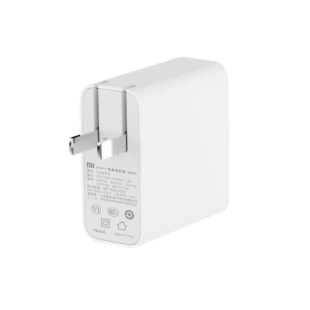ZMI AD03Z Power Plug Turbo 45W настенное зарядное устройство USB C PD адаптер питания для