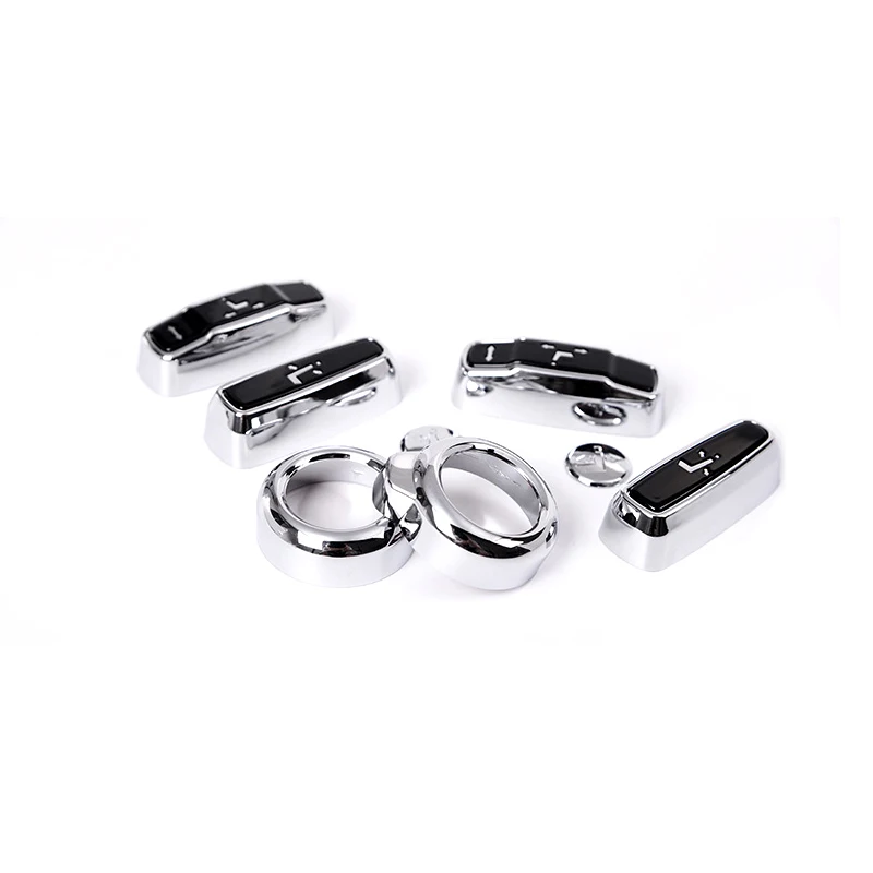 

Car Styling 8PCS ABS Interior Car Seat Adjustment Cover Trim For Land Rover Range Rover Velar 2017 2018