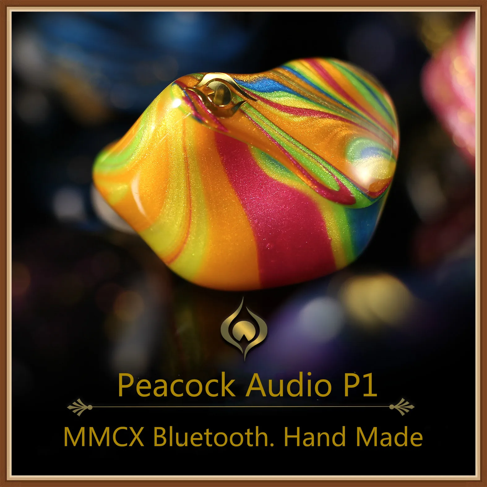 Динамические наушники вкладыши Peacock Audio P1 Hi Fi музыкальный монитор DJ Studio