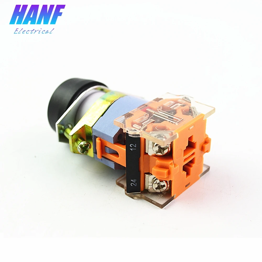 1pcs 22mm DPST 1NO1NC Momentary Plastic Push Button Switch 4 screws 10A 660V AC Power Red Green Yellow | Обустройство дома