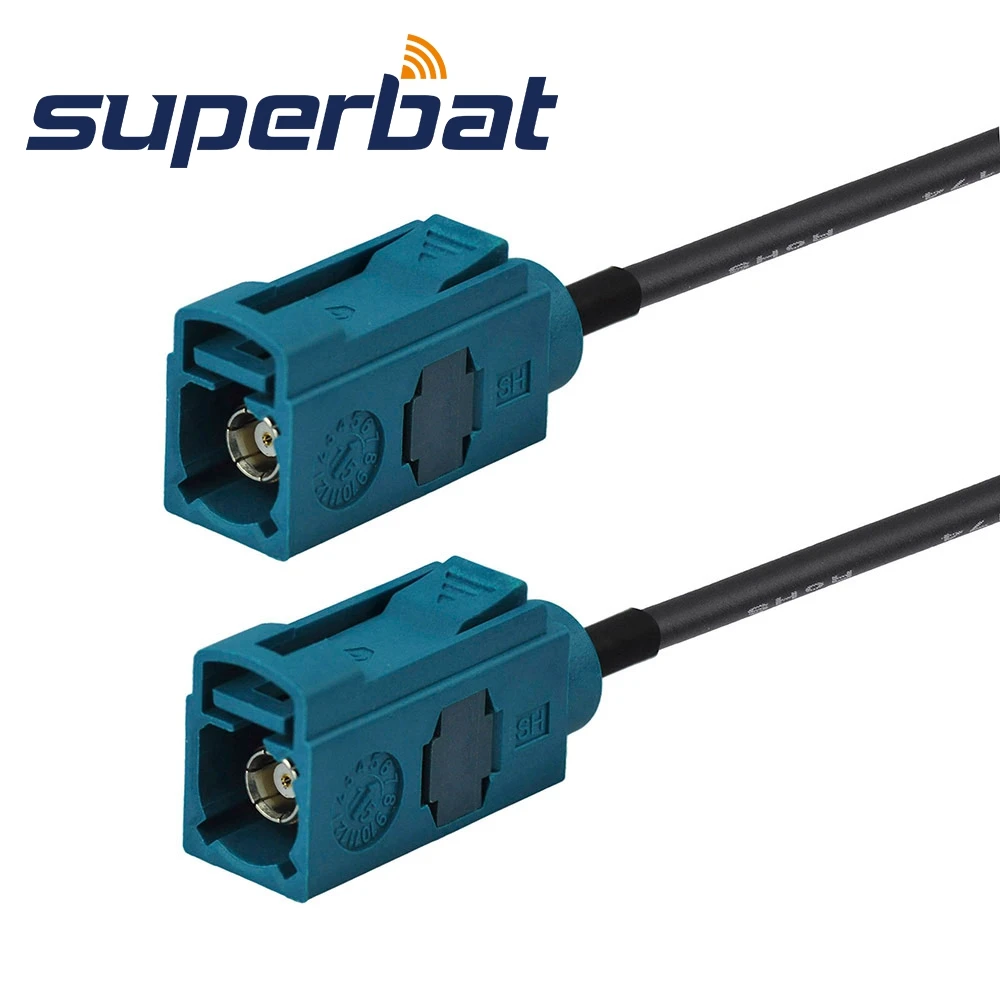 Superbat Fakra Z Женский Джек Прямой к разъем автомобильный косичка RG174 для нейтрального