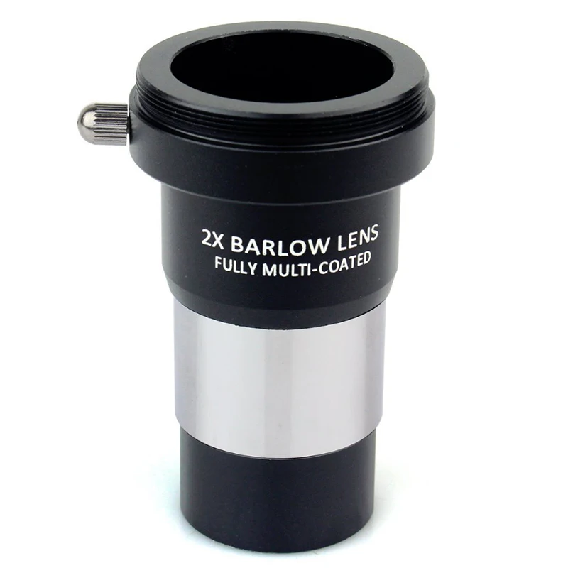 Datyson 1,2" 2x линза Барлоу полностью многослойный металл с резьбой M42x0.75 интерфейс подключения камеры для окуляры телескопа