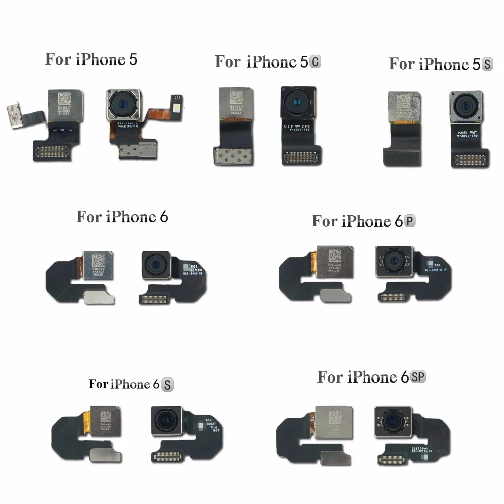 Задняя камера для iPhone 1 шт. задняя 4G Φ 5C 6 6G 6Plus 6S 6splus большая гибкий кабель замена