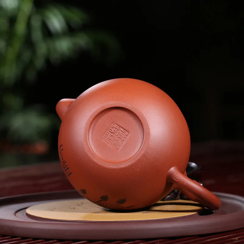 Чайный горшок с фиолетовым песком известный художник Bao Zhiqiang ручная работа