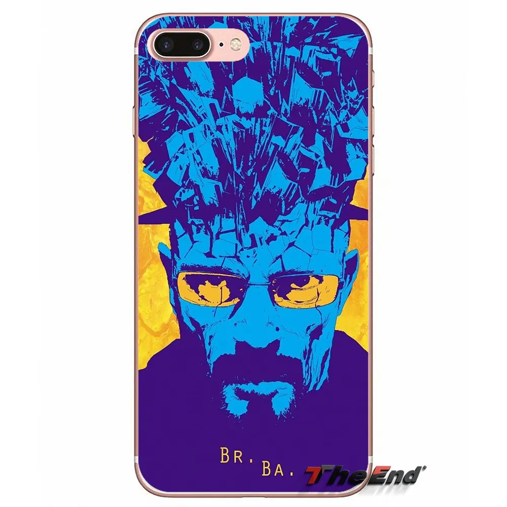Для Apple iPhone X 4 4S 5 5S SE 5C 6 6s 7 8 плюс прозрачный мягкий чехол покрывает Breaking Bad Уолтер