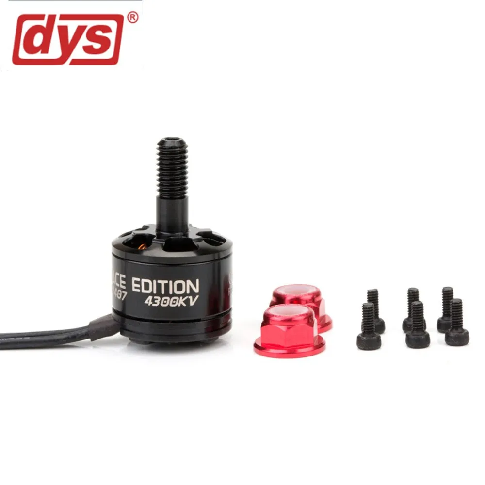 DYS 4 шт. MR1407 мотор 4300KV 3 4S бесщеточный двигатель полый вал для FPV гоночной