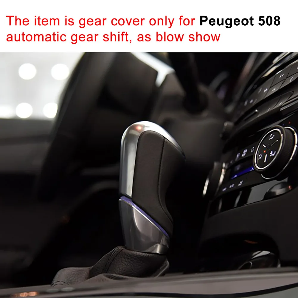Yuji-Hong, чехлы для автомобиля, чехол для peugeot 508, автоматические воротники для переключения передач, чехол из натуральной кожи, сшитый вручную, для самостоятельной сборки автомобиля