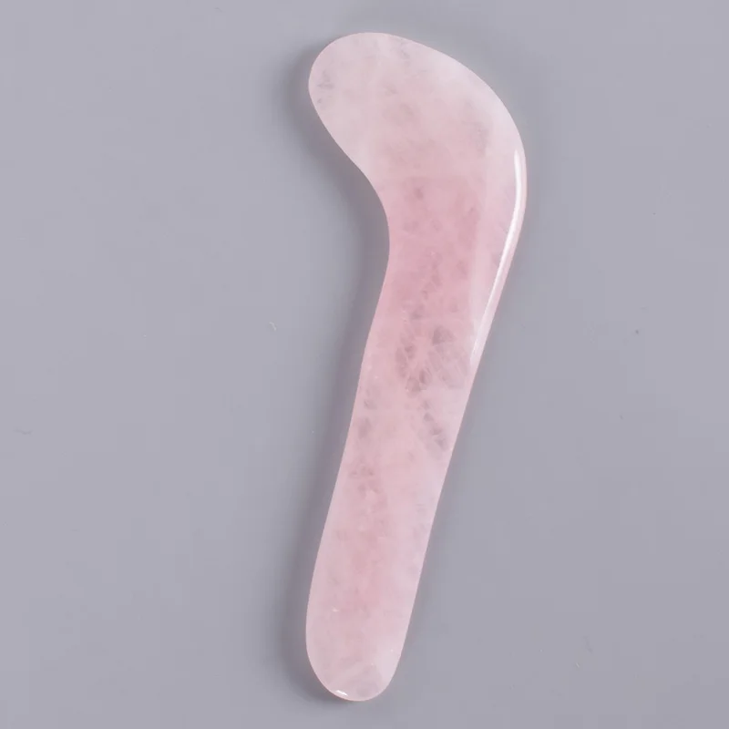 

Natural Rose Quartz Gua Sha Tool Health Care China Traditional SPA Acupuncture Scraping Massage Body Healing For Make Up