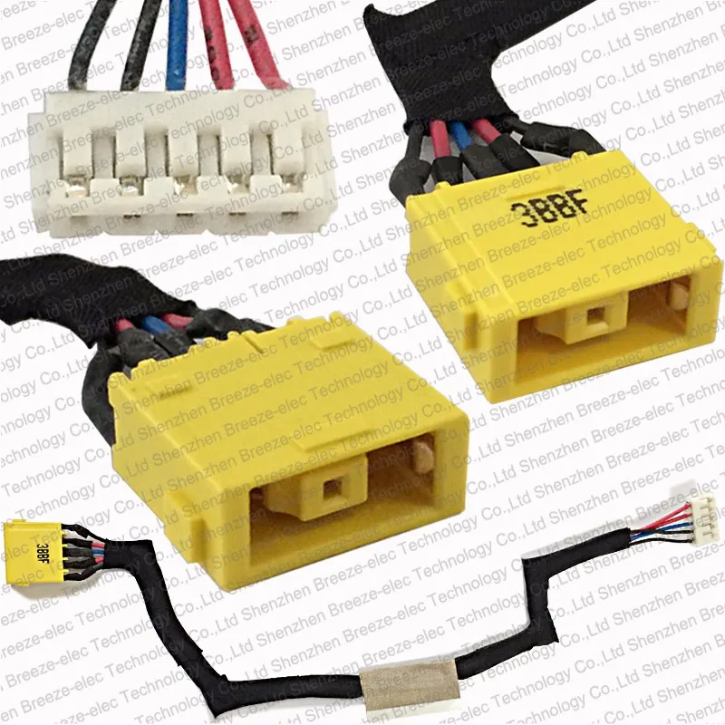 5 шт./лот 100% подлинный новый разъем питания переменного/постоянного тока в кабеле для Lenovo IdeaPad S500 S500T 90202966 Бесплатная доставка