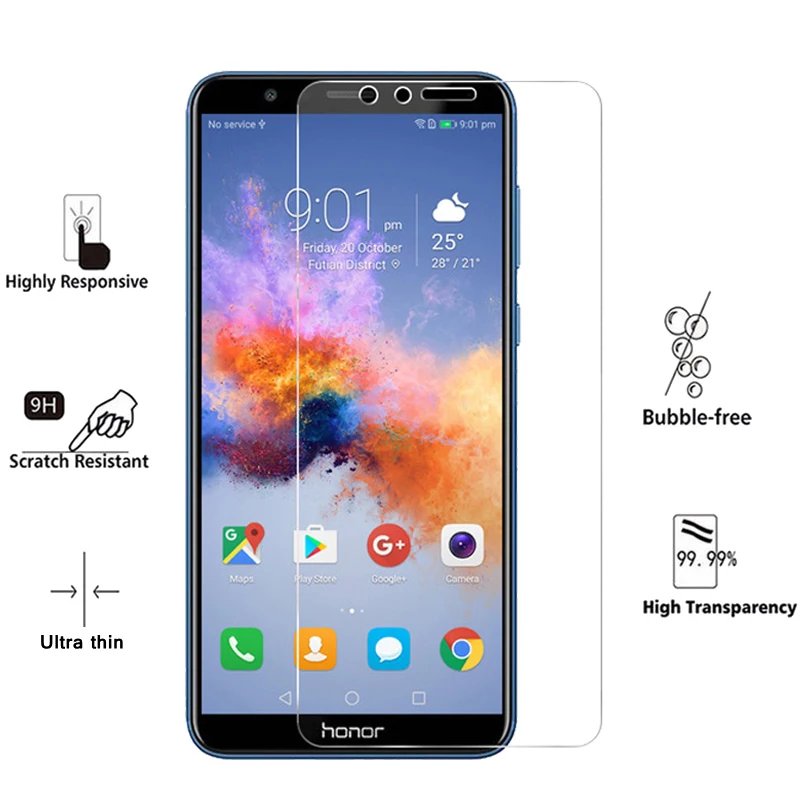9H 2.5D 0 26 мм закаленное стекло для Huawei Honor 7X BND L21 L22 L24 AL10 TL10 защитный чехол экрана