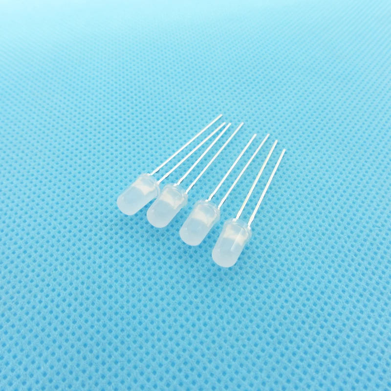 5 мм Белый светодиодный круглый светоизлучающий диод рассеянный туманный Ультра