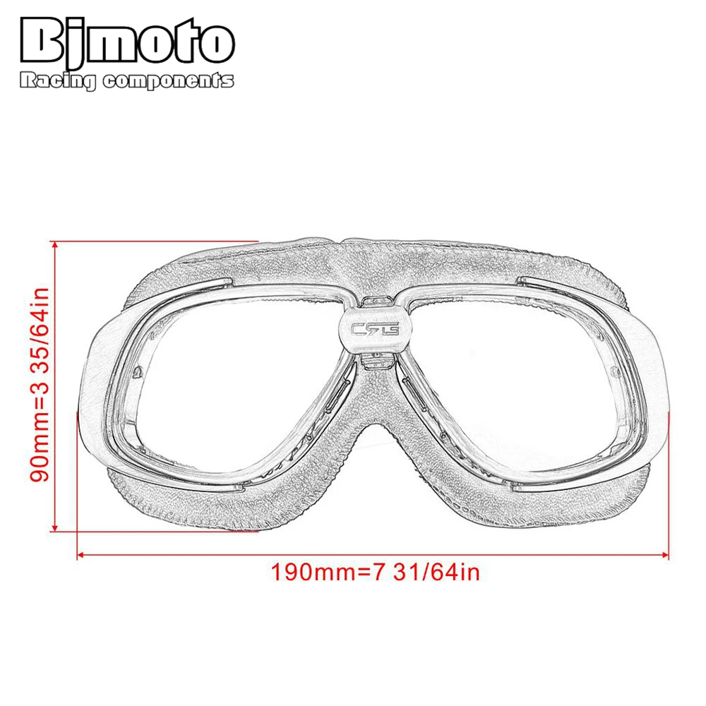 

Vintage Dustproof Sunglasses Motorcycle Goggles UV-proof PC Lens Glasses Paintball Outdoor Sports Windproof Eyewear Glasses