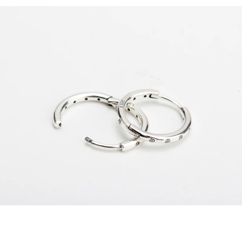 Женские круглые серьги из серебра 925 пробы с фианитами|earrings for|earrings for womenearrings women |