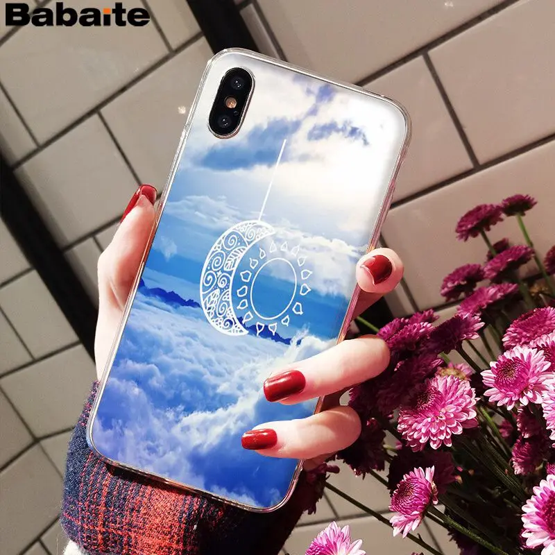 

Babaite Water Sun Clouds Nature Diy Luxury High-end Protector phone cover for iPhone 8 7 6 6S Plus X XS max 10 5 5S SE XR Coque
