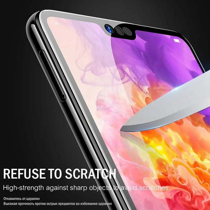 Прозрачная защитная пленка 9D для переднего экрана iphone xs max xr HD прозрачная 8 7 6 S plus