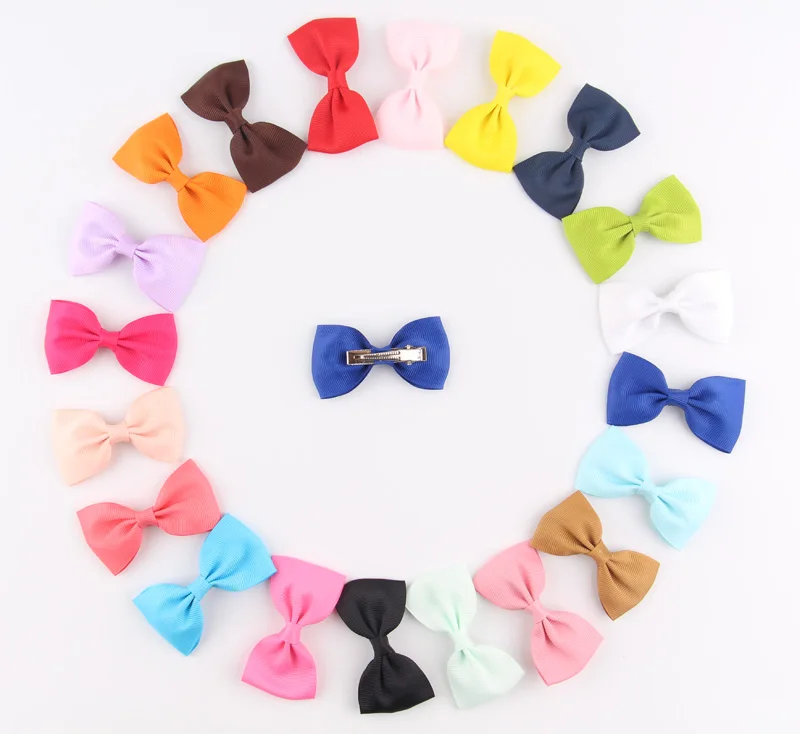 20 шт./лот 3 вида стилей лента для банта на волосы аксессуары девочек заколки волос
