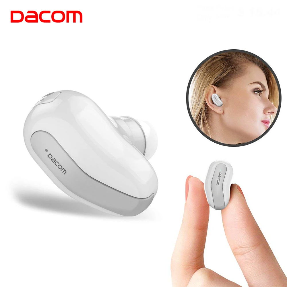 DACOM K8 мини гарнитура Bluetooth с ушной раковиной Kulaklik одиночные вкладыши невидимые