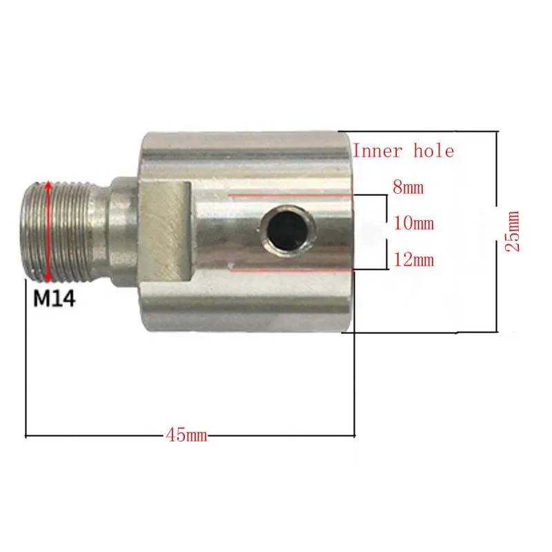 Патрон шатун M14* 1 подходит для K01-50/63 K02-50/63 токарный мини-патрон с ЧПУ