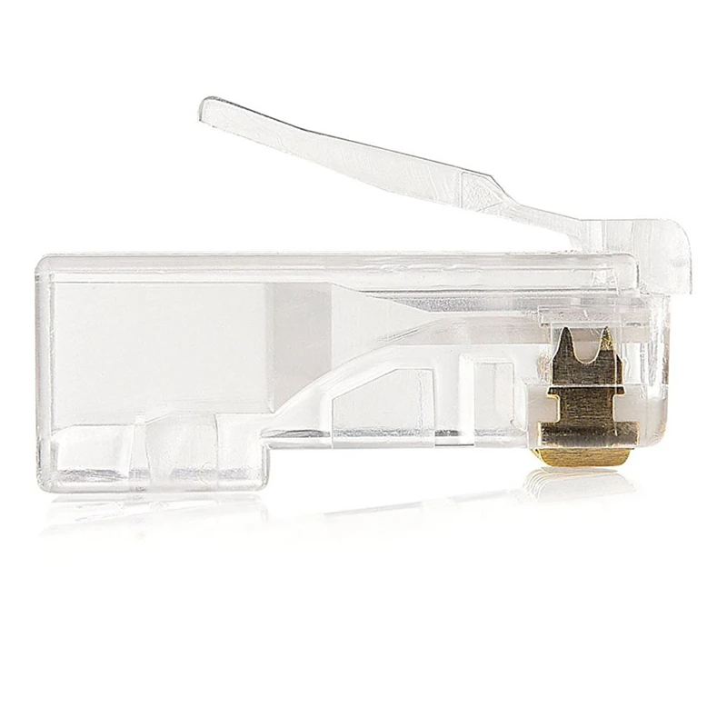 100-Pack Cat 6 RJ45 Модульные вилки для многожильного UTP кабеля | Обустройство дома
