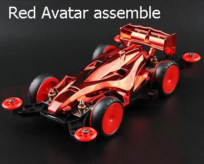 Yuenhoang Yangkai Mini 4WD MA шасси с амортизирующей головкой, Модель гоночного автомобиля, игрушки, набор для установки, аксессуары для самостоятельной сборки - Цвет: Avatar gold