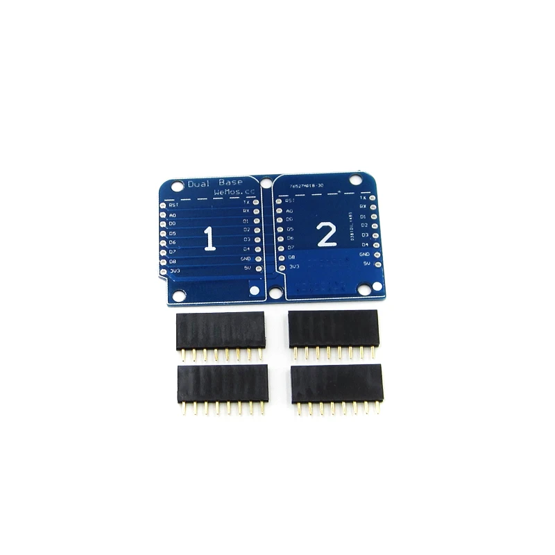 10 шт. двойная розетка двойной База щит для wemos D1 Мини nodemcu Arduino esp8266 развитию |