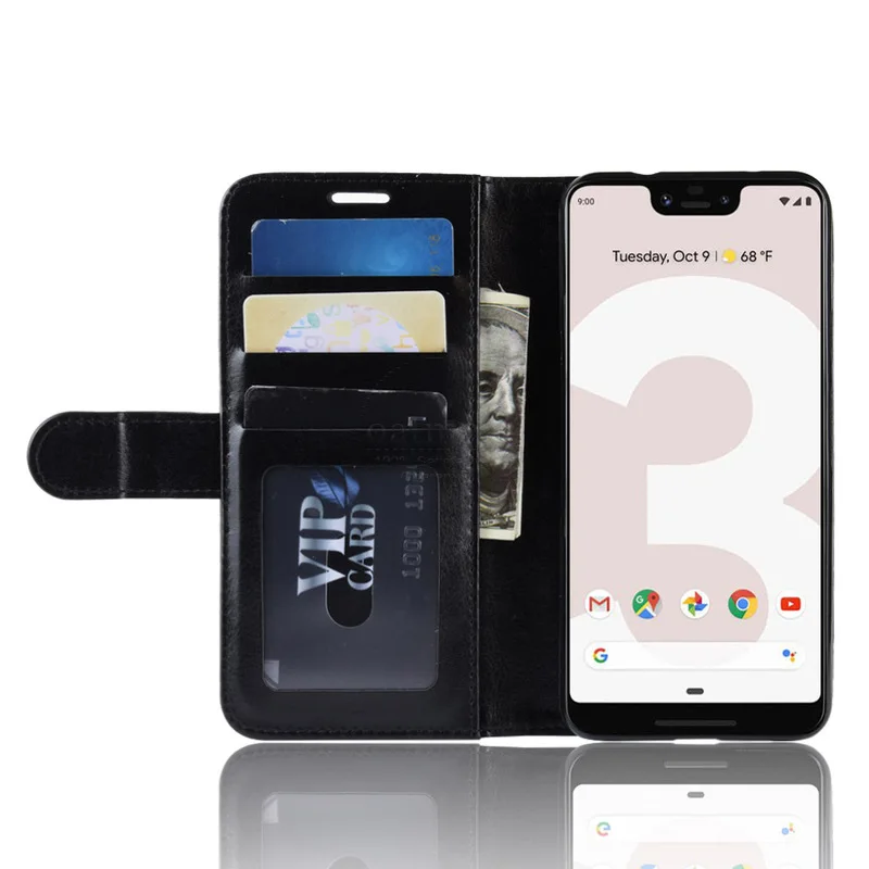 Премиум винтажный кожаный флип-чехол для Google Pixel 3A/3A XL чехол-бумажник книжка-Фолио