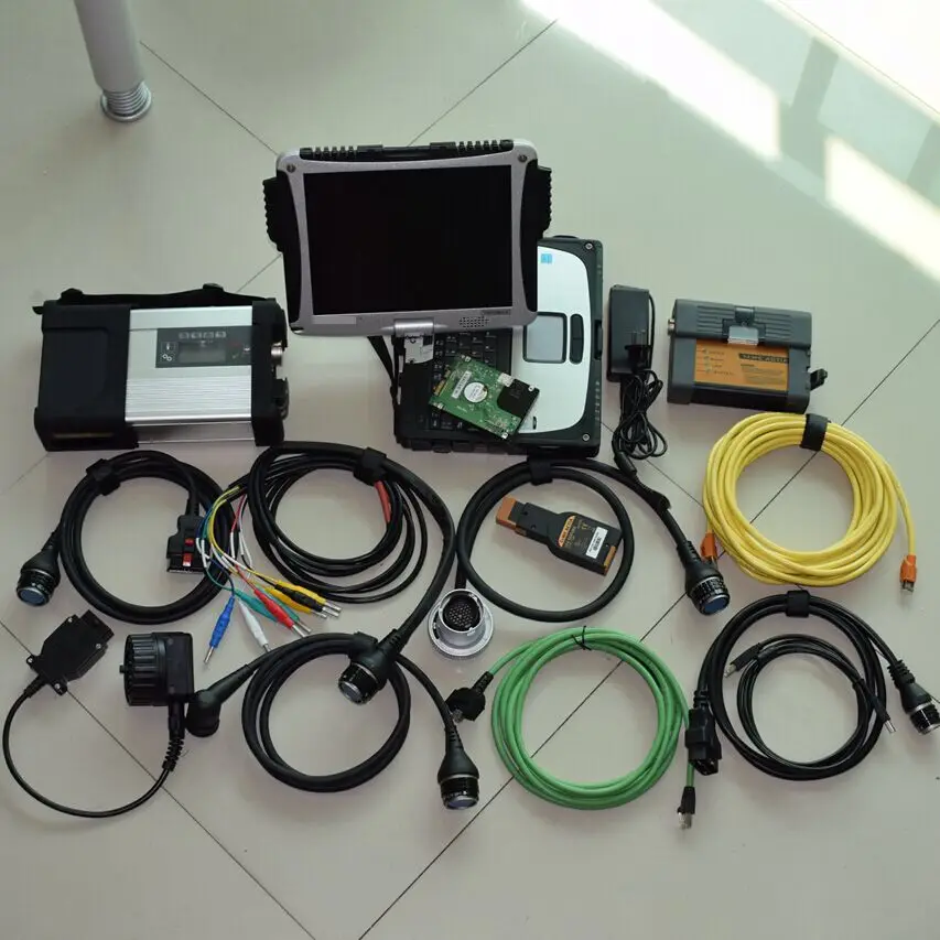 Mb sd c5 диагностический инструмент программирования для BMW ICOM A2 b c с ноутбуком CF 19