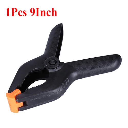 1pcs 9inch 2/3/4/6/9 дюймов Деревообрабатывающие инструменты Пластик пружинный зажим зажимы для Деревообработка Зажим тиски для плотницкой работы Herramientas Ferramentas - Цвет: 1pcs 9inch
