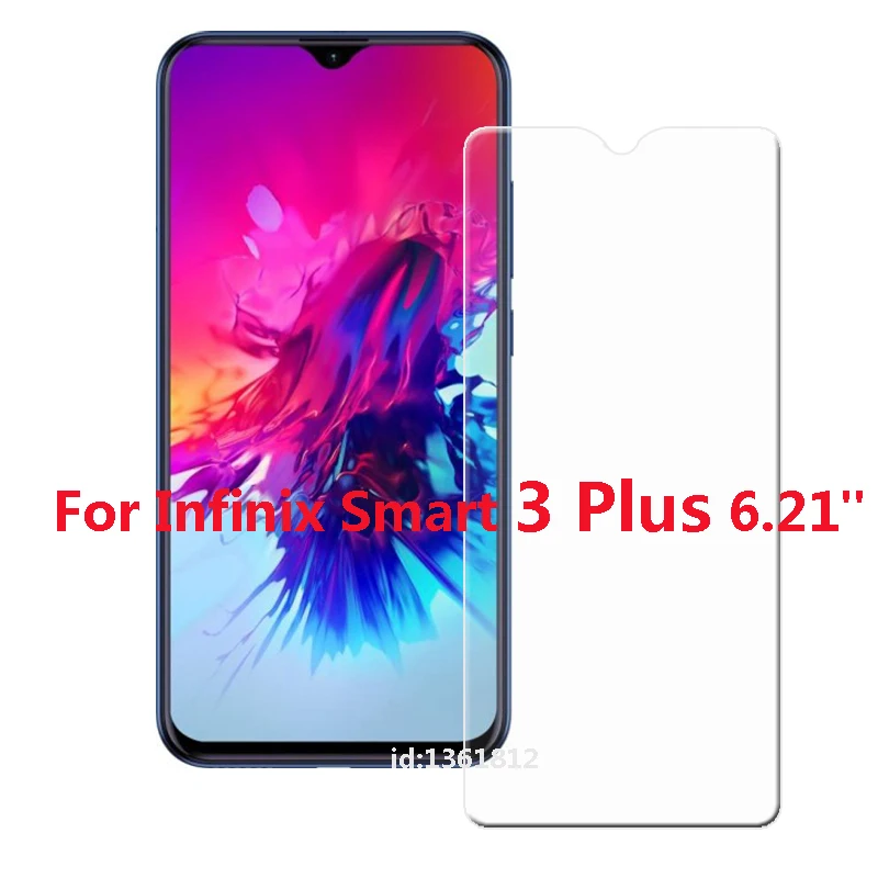 Glass For Infinix Smart 3 Plus Tempered Screen Protective Film Protector Smartphone | Мобильные телефоны и аксессуары