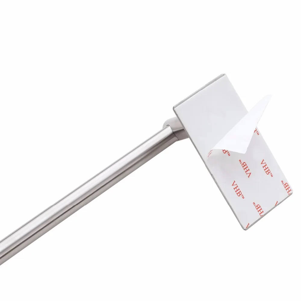 Самоклеющаяся стойка для полотенец ванной комнаты с начесом SUS 304 нержавеющая