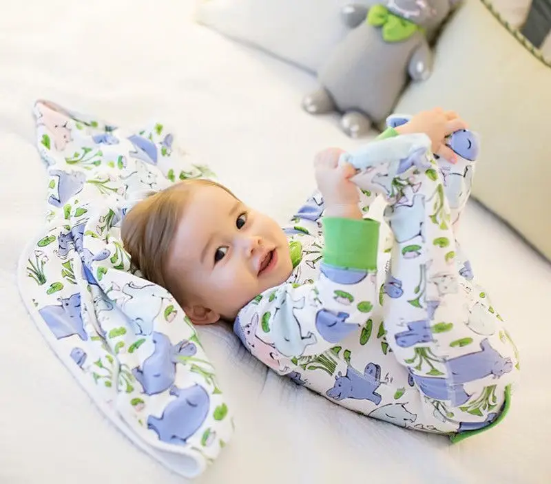 Newborn Infant Baby Girls Kids Cotton Romper Jumpsuit Hippo flowers autumn Print Clothes Outfit | Детская одежда и обувь
