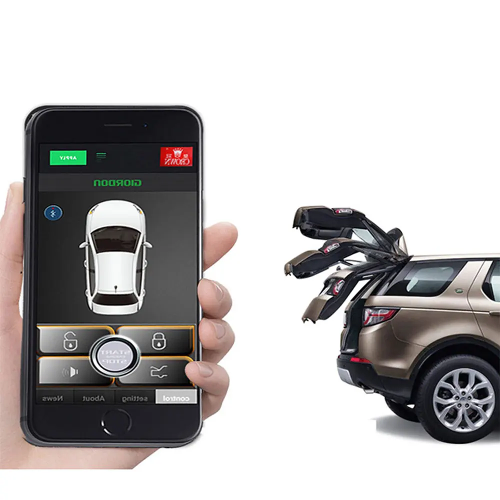 

Smartphone Keyless Entry Car Alarm Android APP Anti Theft Devive One-Way Central Locking With Remote Contro Auto For Toyota