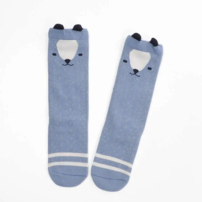 Носки для девочек до колен Нескользящие Детские хлопковые носки мальчиков