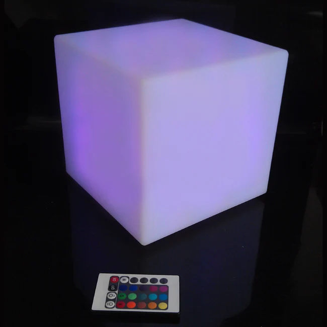 Волшебные игральные кости 15 см водонепроницаемые светодиодные квадратные