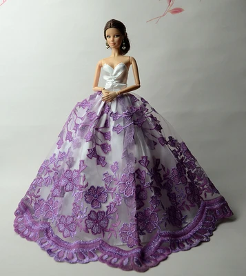 Дешевое свадебное платье для куклы Барби принцессы Одежда|dress craft|dress twowedding dress square