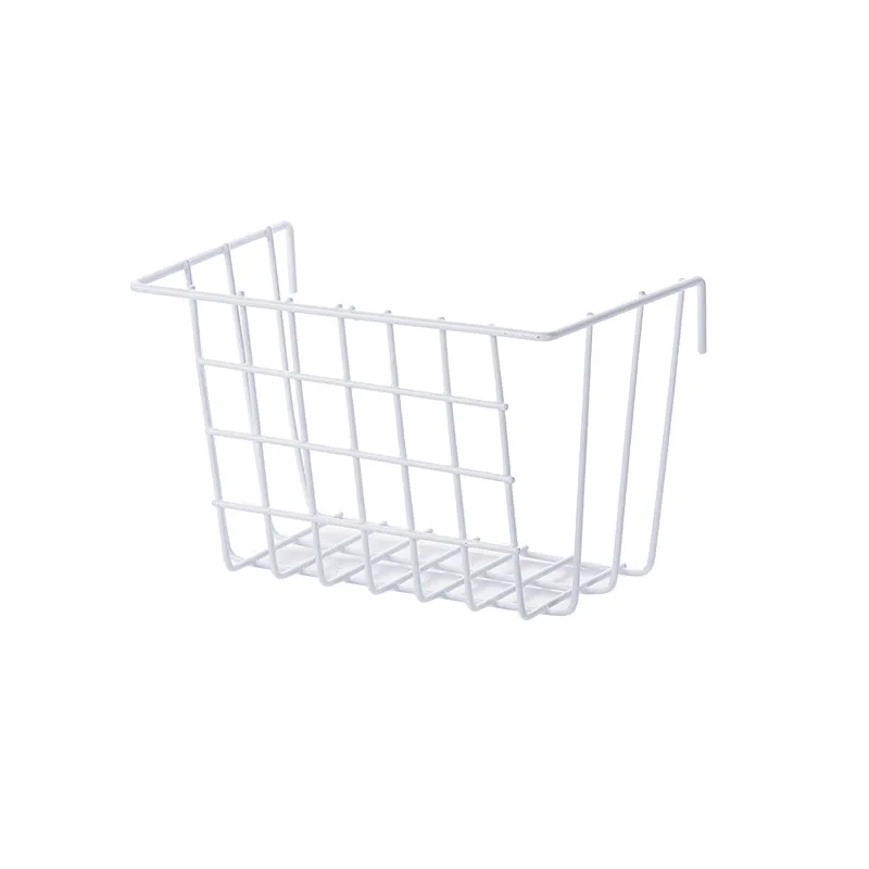 

2019 new year iron wall-mounted storage baskets bathroom saving space storage box creative free punch box