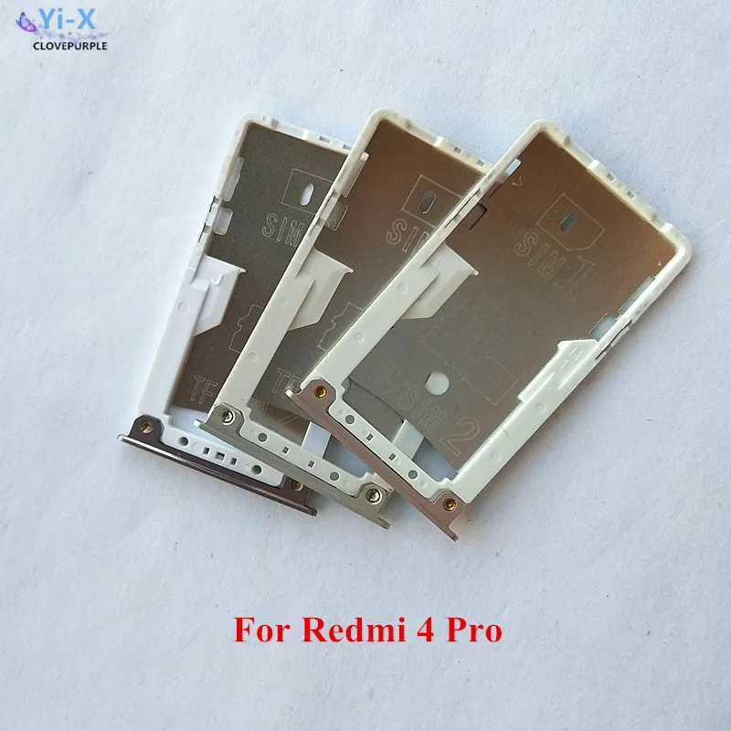 10 шт./лот новый держатель для SIM карты Xiaomi Redmi 4 Pro слот лоток адаптер|tray holders|sim card