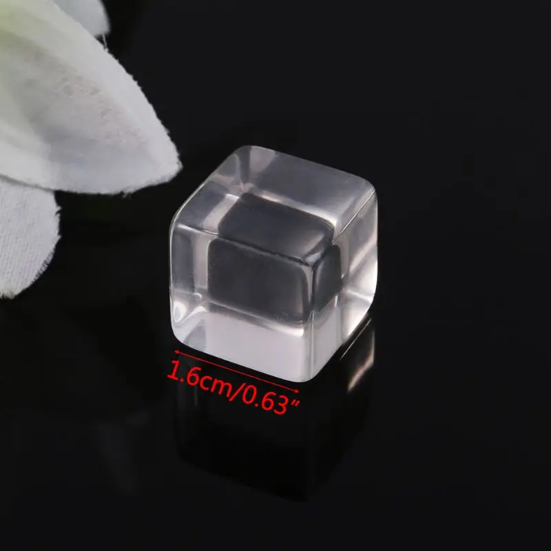 25 Pcs/Set Game Dice Number 16 Transparent Square Dices Party Club Games Desktop Table | Спорт и развлечения