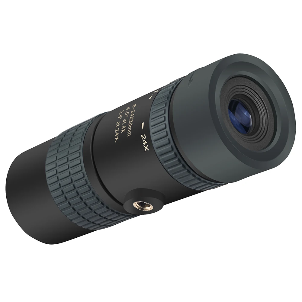 BIJIA 8-24x30 профессиональный HD зум Монокуляр Высокое качество Карманный охотничий Телескоп оптический BAK4 призма с интерфейсом штатива