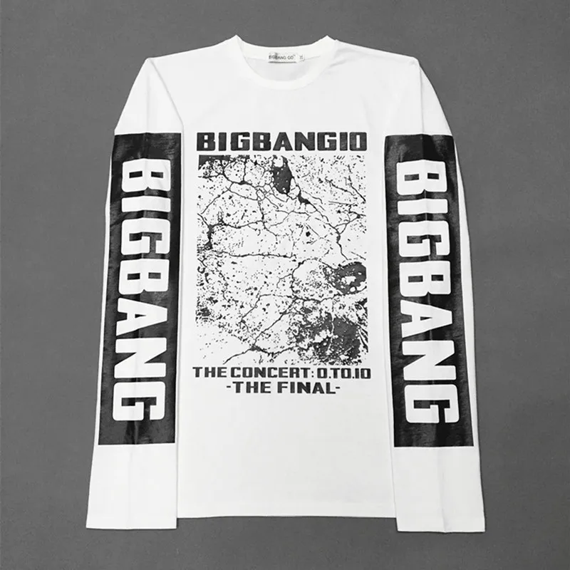 WXCTEAM BIGBANG Gdragon Толстовка Peaceminusone Весна Осень Длинные рукава толстовки корейский хлопок Harajuku повседневные толстовки