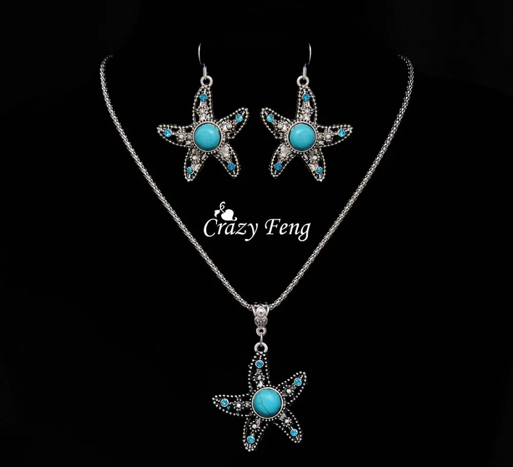 Бесплатная доставка камень ювелирный набор ретро тибетский серебряный