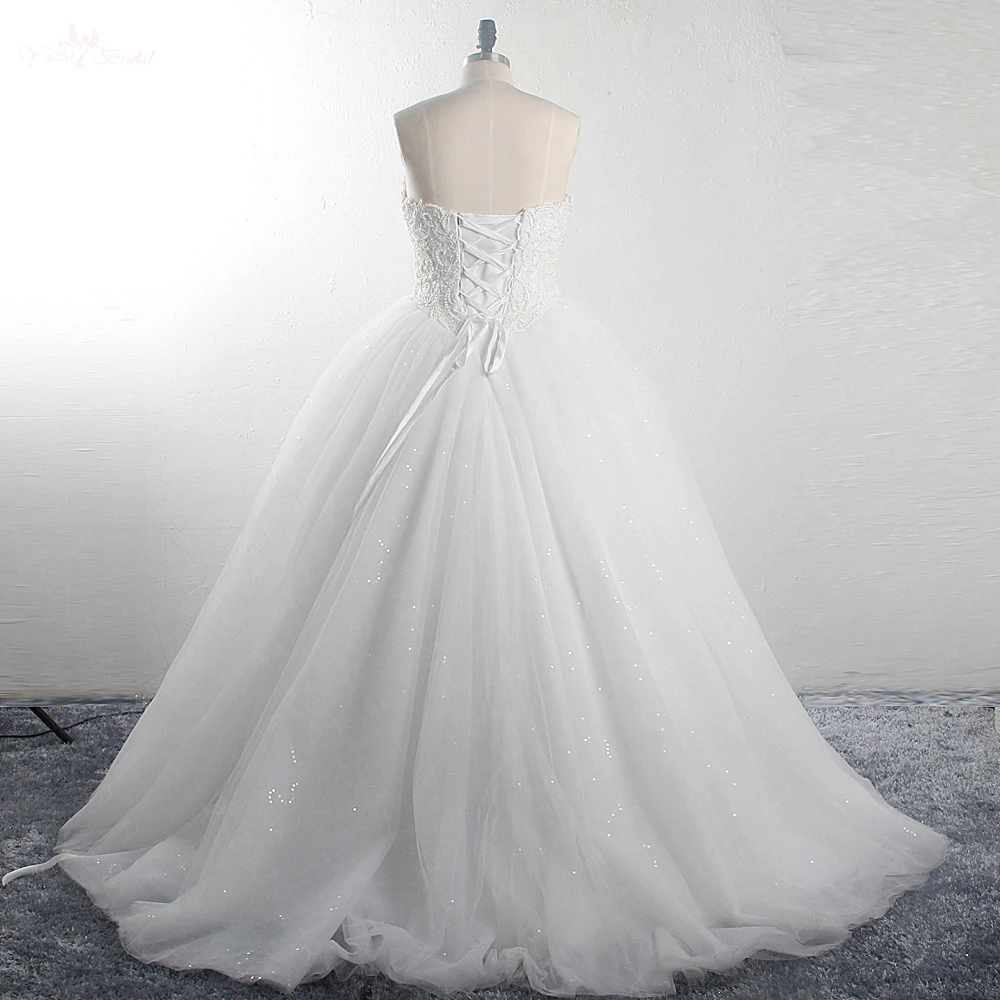 Элегантное фатиновое бальное платье RSW1511 с милым вырезом горловины Robe De Mariee Princesse