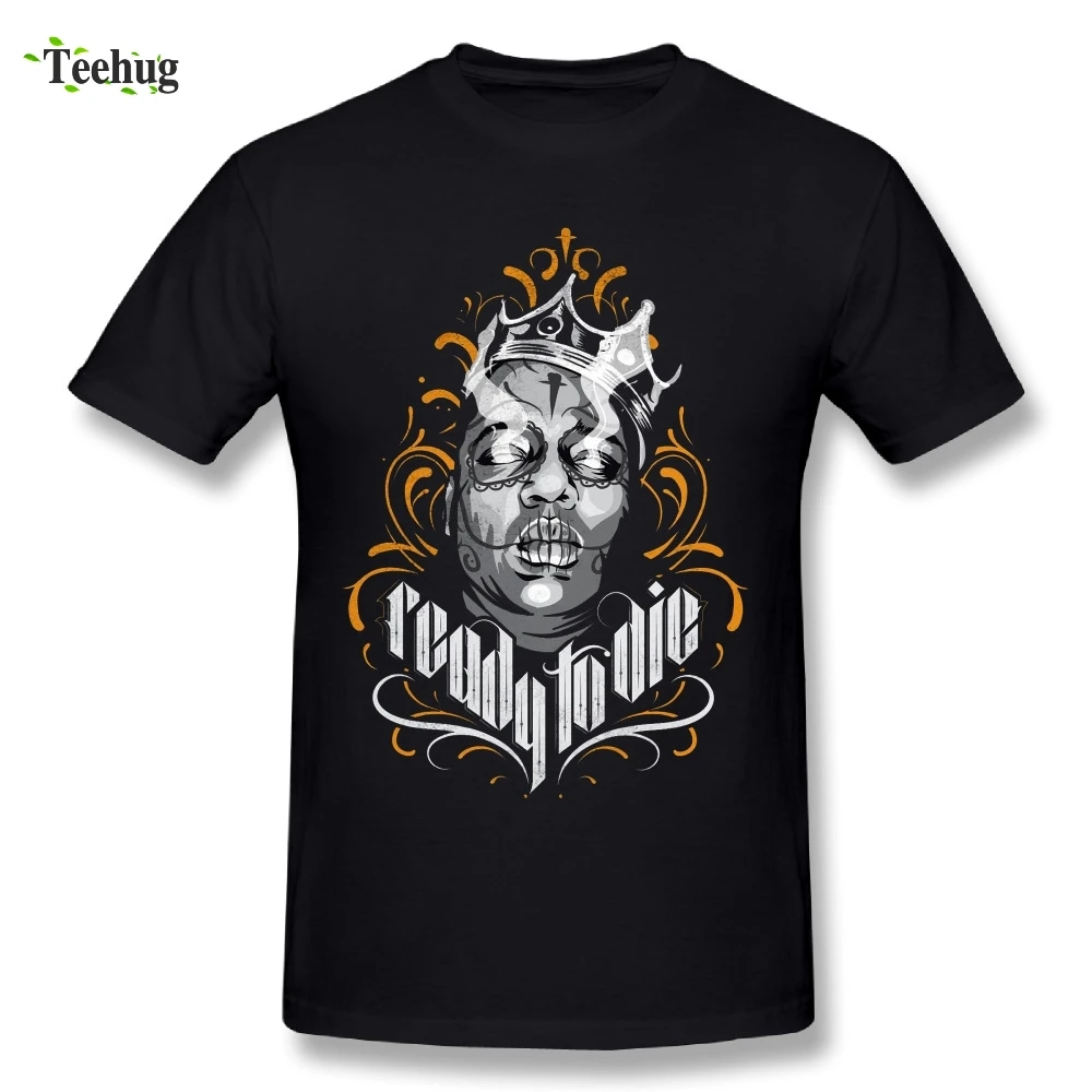 

Hip Hop Pure Cotton Man Biggie Smalls T Shirt O-neck Design Homme Tee Shirts