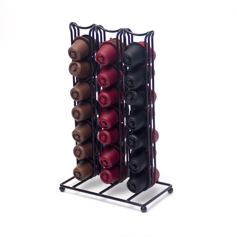 MICCK капсульный держатель Nespresso coffee Pod держатель стенд 42 шт. капсула кофе Дисплей Стенд стойка капсула для хранения Органайзер