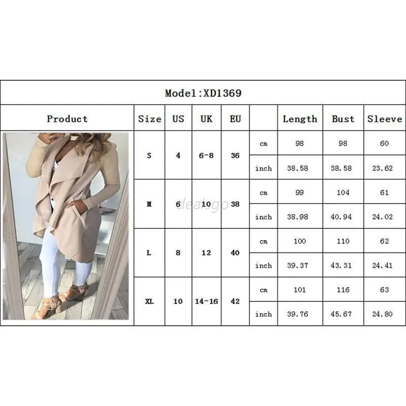 Женский длинный кардиган однотонный осенний Тренч размеры S XL|autumn trench|coat trenchwomen long