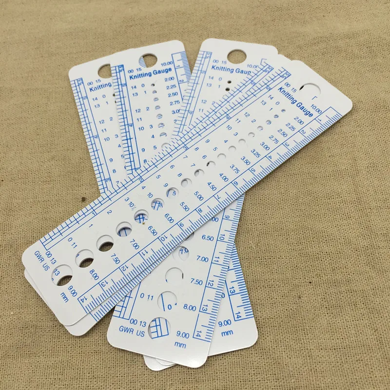 3 шт. линейка для вязания 2 10 мм|knitting needle gauge|needle gaugeknitting needles |